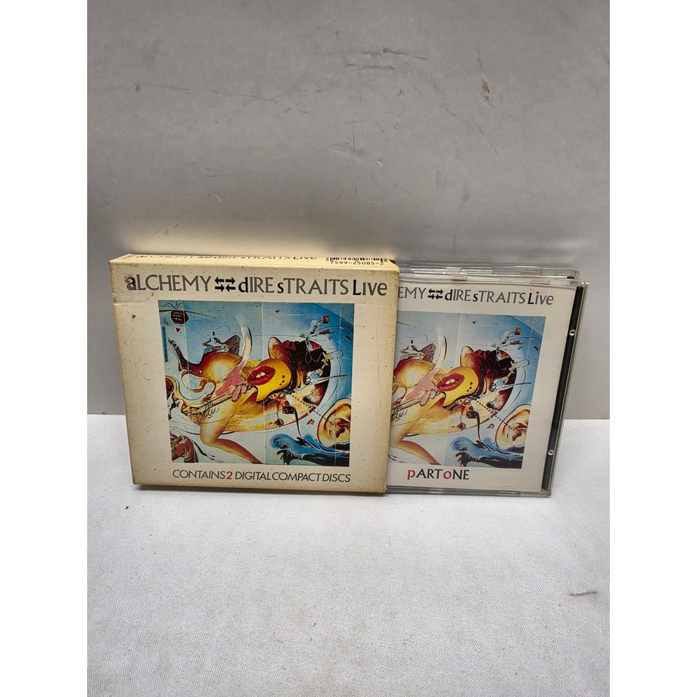 Dire Straits Alchemy Live 2 CD Set 1984 Warner Bros 9 25085-2 Rock Album